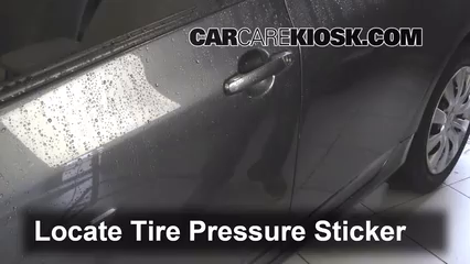 Tire Pressure For Toyota Corolla